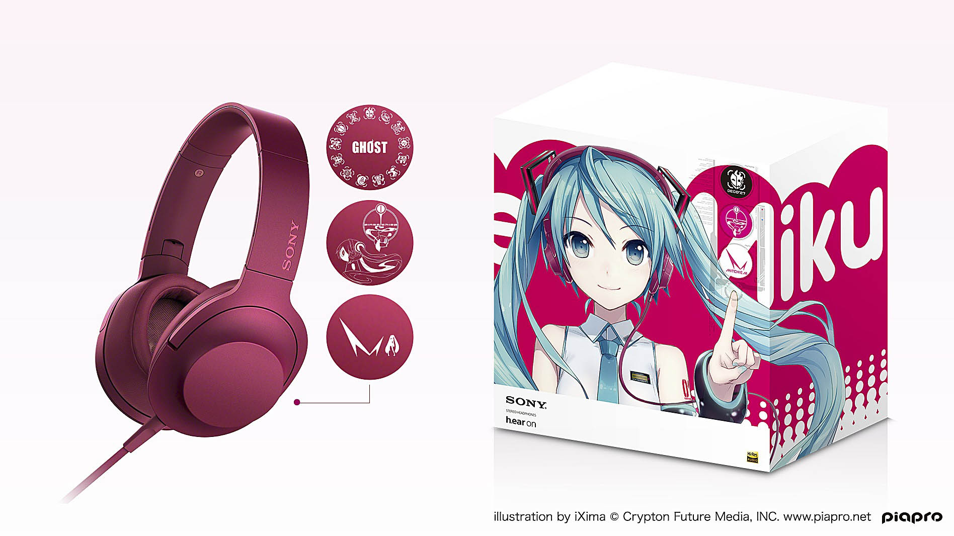 Sony Announces h.ear on MDR-100A Hatsune Miku Edition Headphones –  Mikufan.com