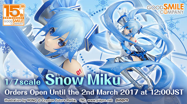Preorders Now Open For Snow Miku 1 7 Scale Figure Mikufan Com