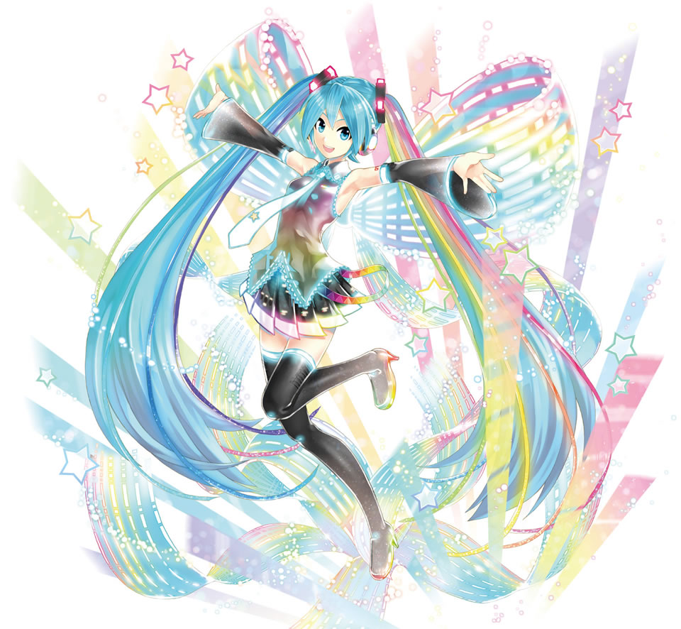 If you go take a peek at the official Hatsune Miku 10th anniversary site, y...