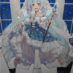 A better look at the Snow Miku cutout.